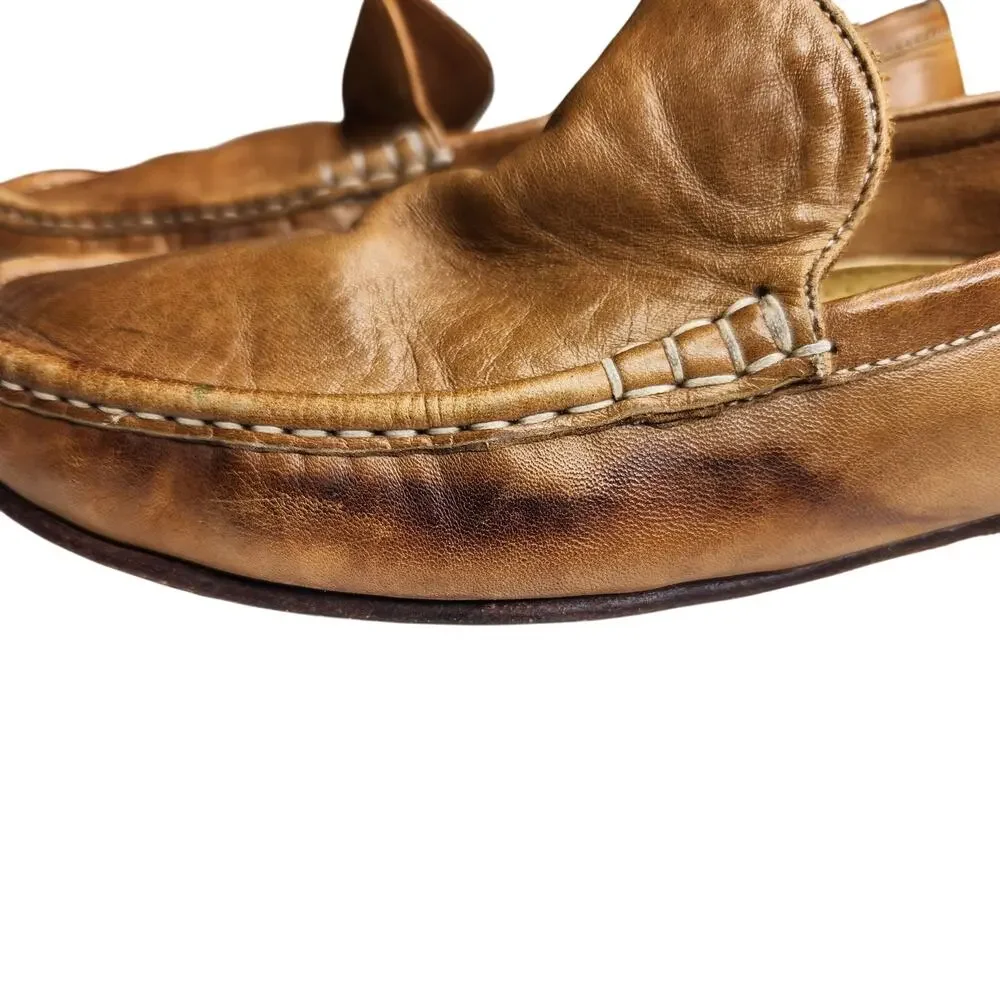 Cole Haan Brown Leather Loafers Slip On Shoes Men's Size 9M Classic